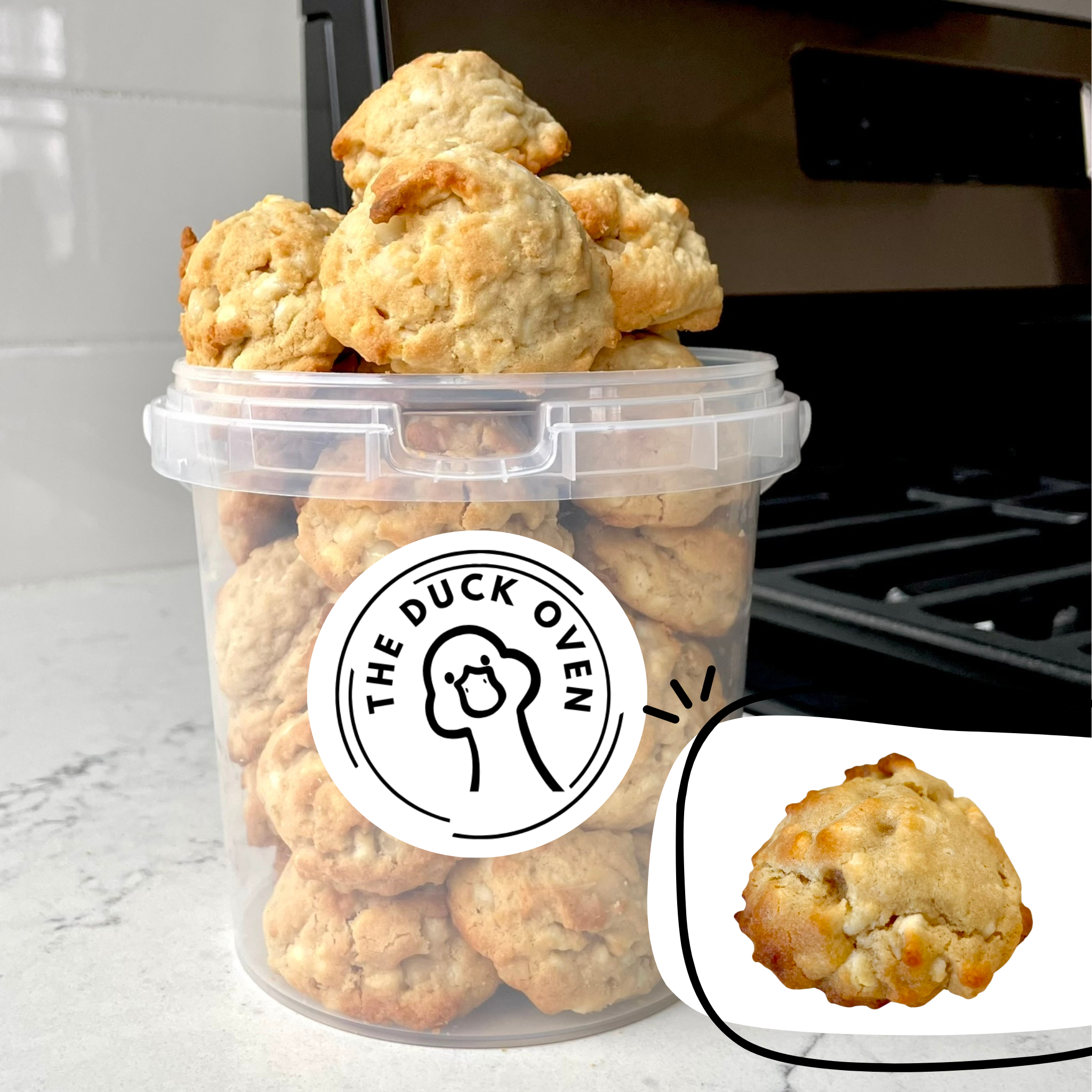 White Chocolate Macadamia Bucket